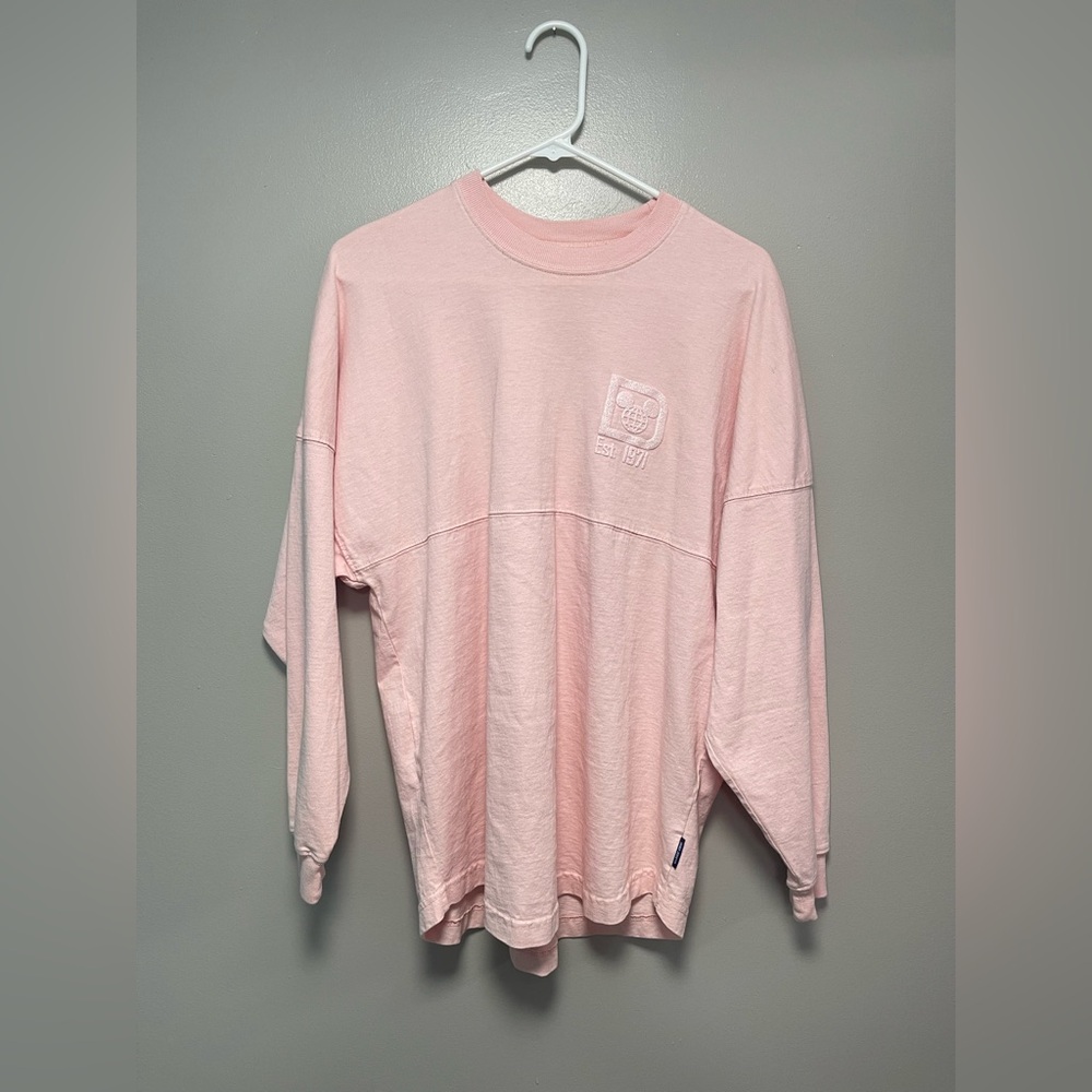 100% Cotton Walt Disney World Baby Pink Sweatshirt
